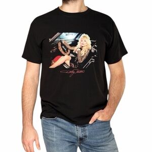 Dolly Parton Rockstar Cadillac Black T-shirt Size 3XL